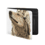 Labrador Retriever And Puppy Print Bifold Wallet