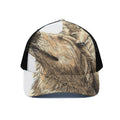 Labrador Retriever And Puppy Print Black Mesh Trucker Hat