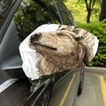 Labrador Retriever And Puppy Print Car Side Mirror Covers