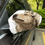 Labrador Retriever And Puppy Print Car Side Mirror Covers