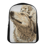 Labrador Retriever And Puppy Print Casual Backpack