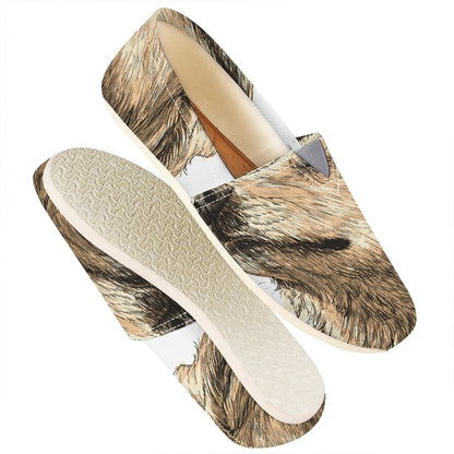 Labrador Retriever And Puppy Print Casual Shoes