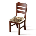 Labrador Retriever And Puppy Print Chair Cushion Cover