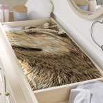 Labrador Retriever And Puppy Print Changing Pad Cover