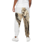 Labrador Retriever And Puppy Print Cotton Pants