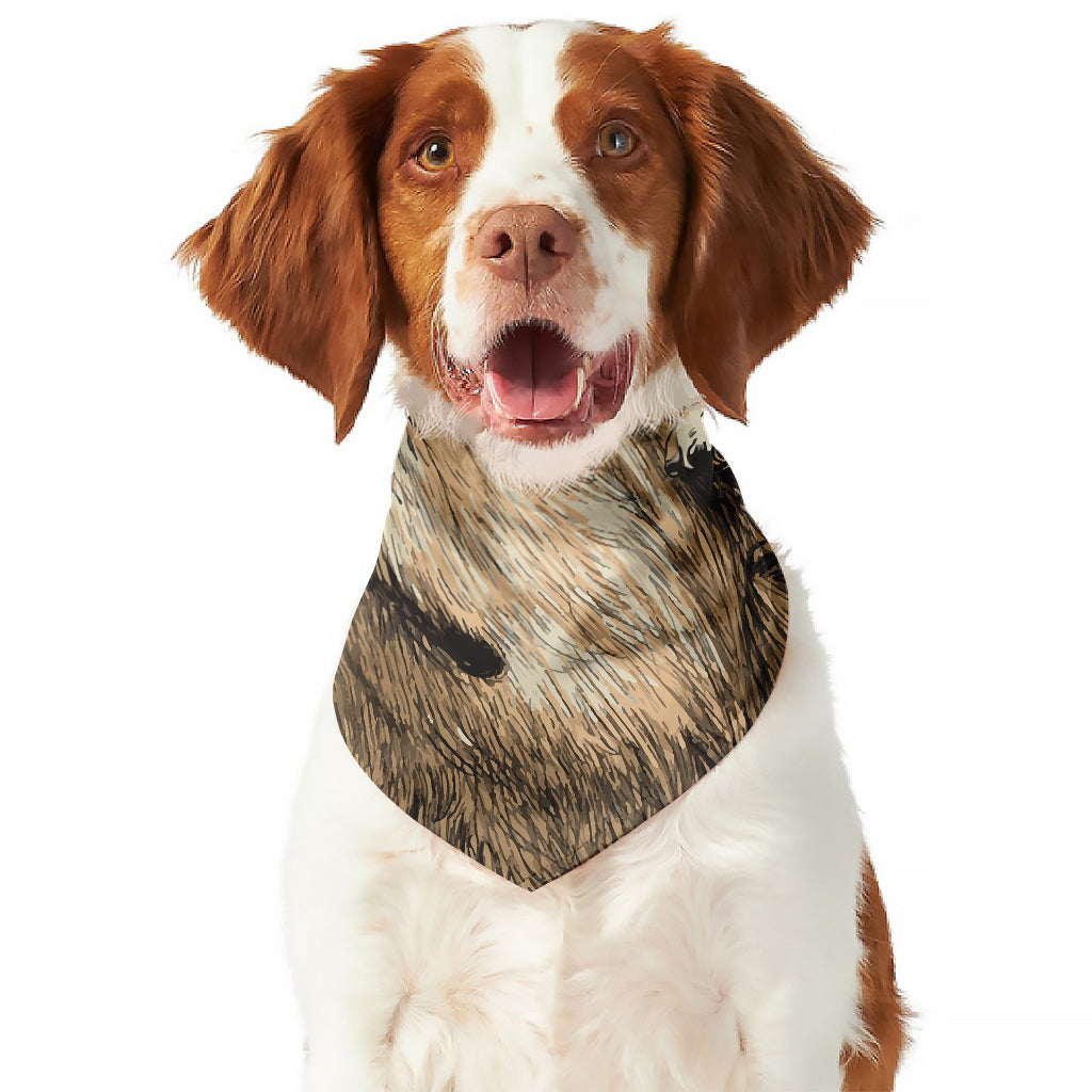 Labrador Retriever And Puppy Print Dog Bandana