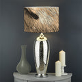Labrador Retriever And Puppy Print Drum Lamp Shade