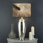 Labrador Retriever And Puppy Print Drum Lamp Shade