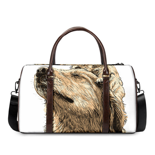 Labrador Retriever And Puppy Print Duffle Bag
