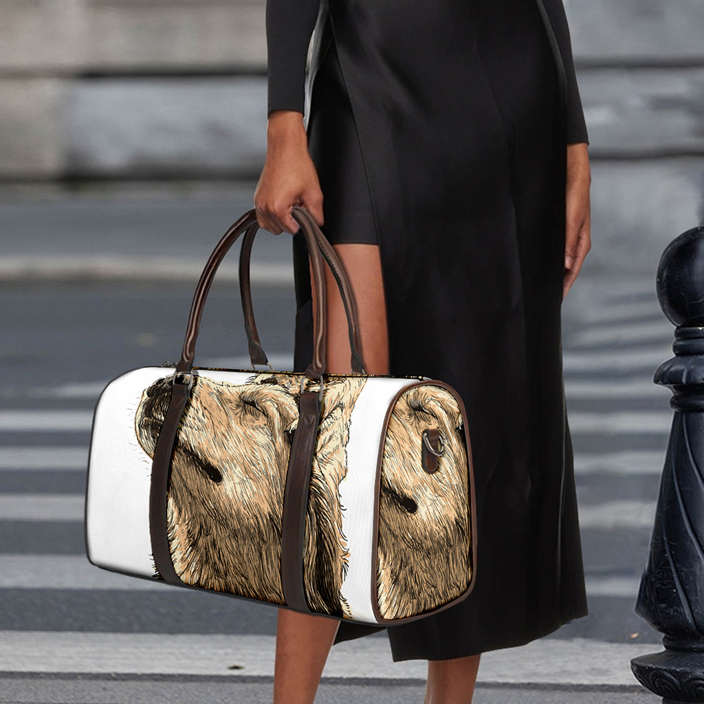 Labrador Retriever And Puppy Print Duffle Bag