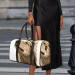 Labrador Retriever And Puppy Print Duffle Bag