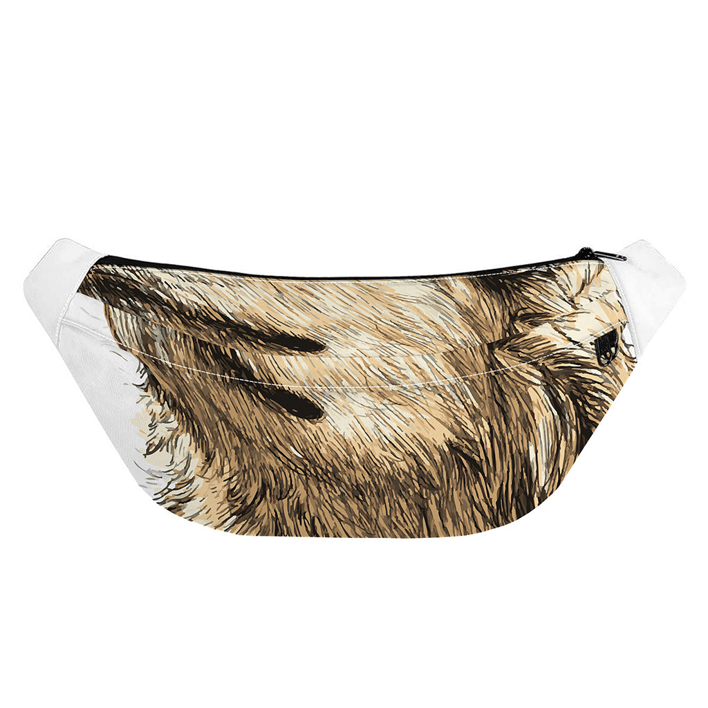Labrador Retriever And Puppy Print Fanny Pack