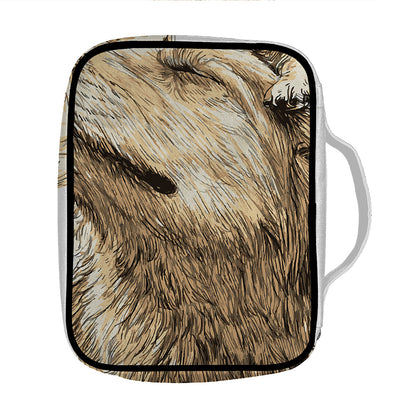 Labrador Retriever And Puppy Print Front Pocket Bible Bag