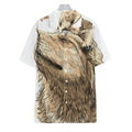 Labrador Retriever And Puppy Print Hawaiian Shirt