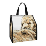 Labrador Retriever And Puppy Print Insulated Lunch Tote