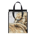 Labrador Retriever And Puppy Print Insulated Lunch Tote