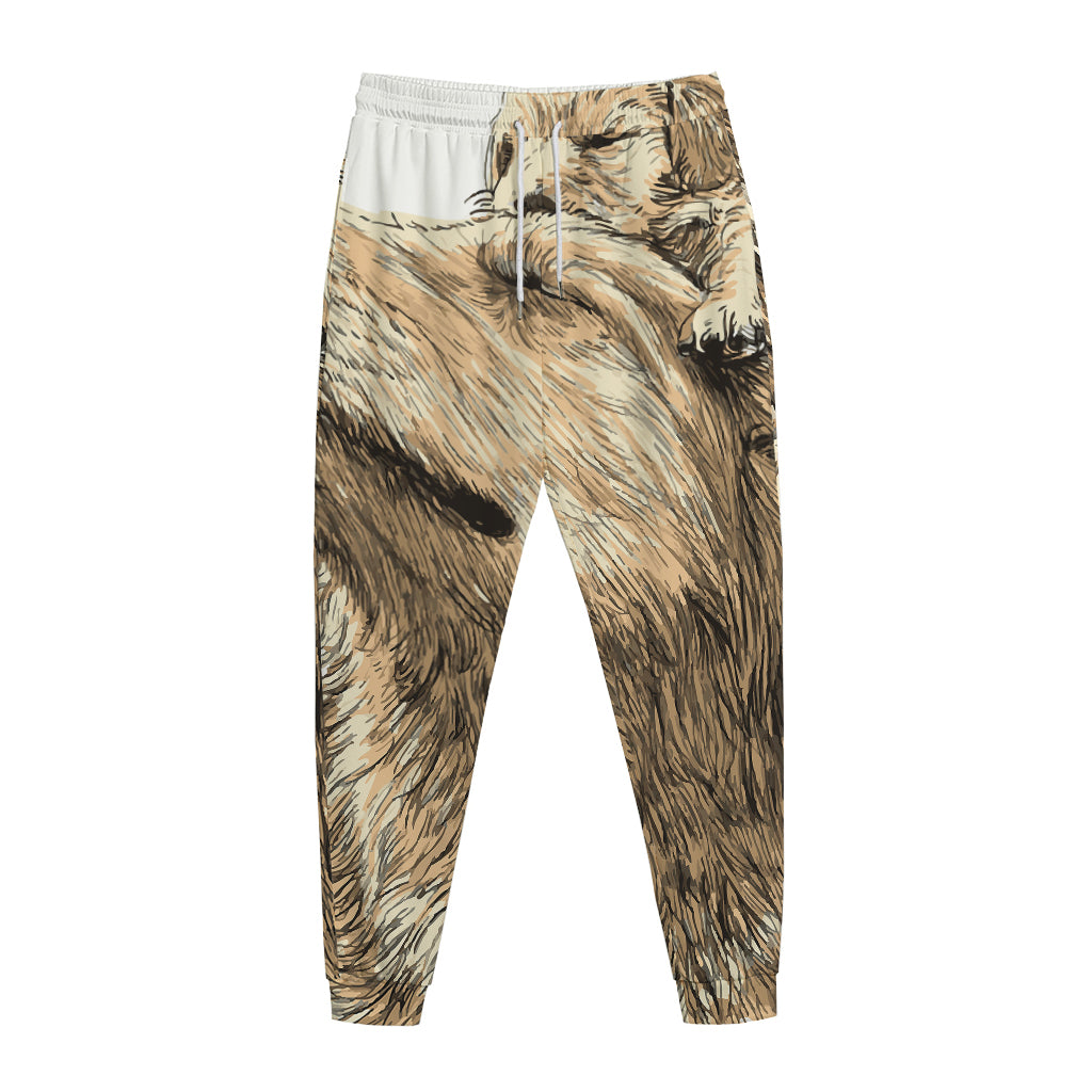 Labrador Retriever And Puppy Print Jogger Pants