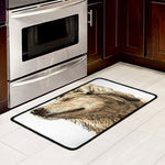 Labrador Retriever And Puppy Print Kitchen Mat