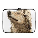 Labrador Retriever And Puppy Print Laptop Sleeve