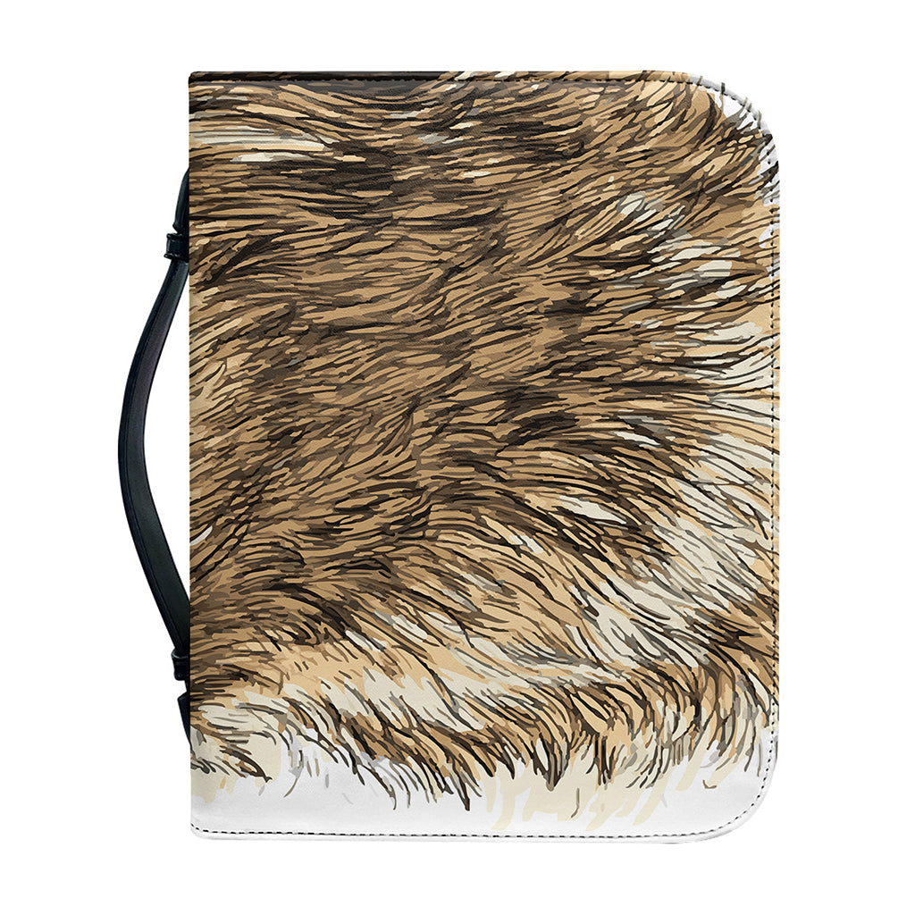 Labrador Retriever And Puppy Print Leather Bible Cover