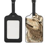 Labrador Retriever And Puppy Print Luggage Tag
