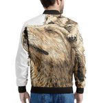 Labrador Retriever And Puppy Print Men's Bomber Jacket