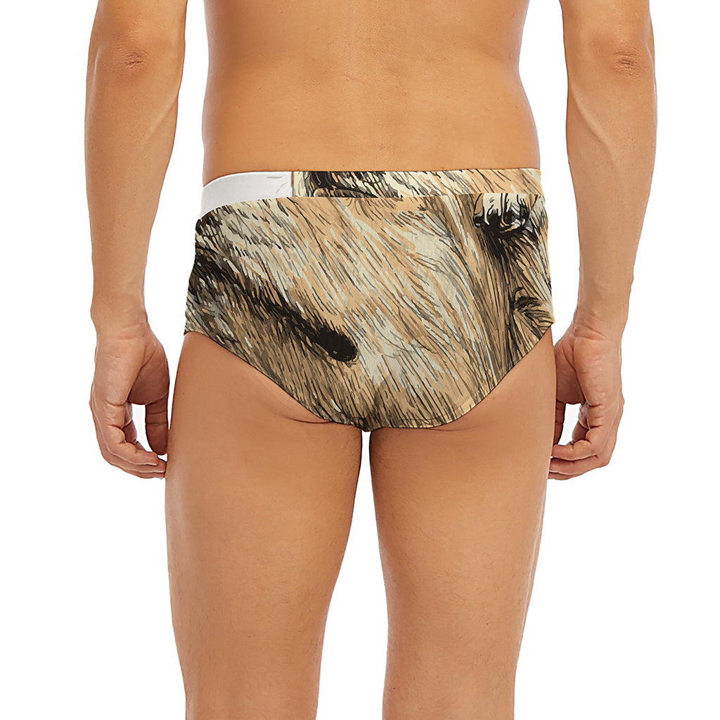 Labrador Retriever And Puppy Print Men's Briefs