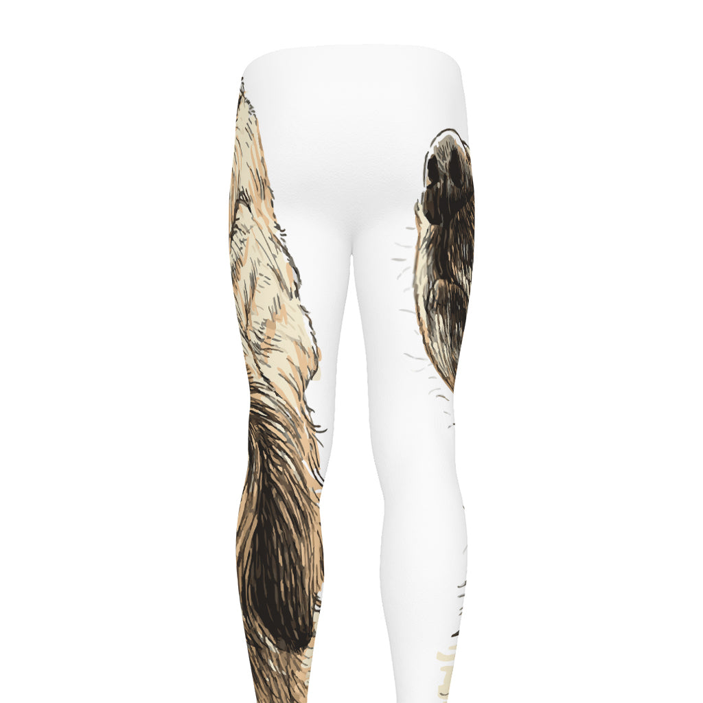 Labrador Retriever And Puppy Print Men's leggings