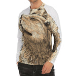 Labrador Retriever And Puppy Print Men's Long Sleeve Rash Guard