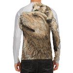 Labrador Retriever And Puppy Print Men's Long Sleeve Rash Guard