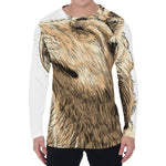 Labrador Retriever And Puppy Print Men's Long Sleeve T-Shirt