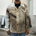 Labrador Retriever And Puppy Print Men's Shirt Jacket