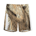 Labrador Retriever And Puppy Print Men's Athletic Shorts