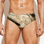 Labrador Retriever And Puppy Print Men's Swim Briefs