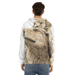 Labrador Retriever And Puppy Print Men's Velvet Pullover Hoodie