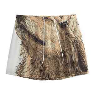 Labrador Retriever And Puppy Print Mesh Shorts