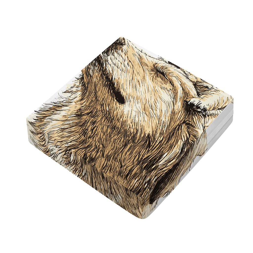 Labrador Retriever And Puppy Print Outdoor Seat Cushion Cover