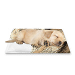 Labrador Retriever And Puppy Print Pet Cooling Mat Cover