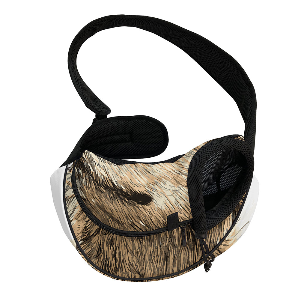 Labrador Retriever And Puppy Print Pet Sling Carrier