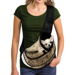 Labrador Retriever And Puppy Print Pet Sling Carrier