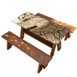 Labrador Retriever And Puppy Print Picnic Table Cover