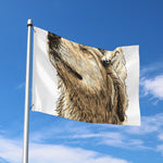 Labrador Retriever And Puppy Print Polyester Flag