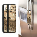 Labrador Retriever And Puppy Print Refrigerator Handle Covers