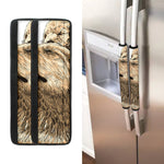 Labrador Retriever And Puppy Print Refrigerator Handle Covers