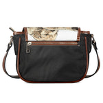 Labrador Retriever And Puppy Print Saddle Bag