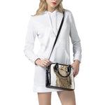 Labrador Retriever And Puppy Print Shoulder Handbag