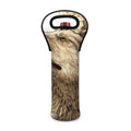 Labrador Retriever And Puppy Print Single Neoprene Wine Tote