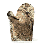 Labrador Retriever And Puppy Print Single Oven Mitt