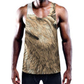Labrador Retriever And Puppy Print Men's Workout Tank Top