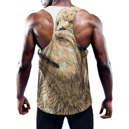 Labrador Retriever And Puppy Print Training Tank Top